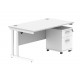 Core Desk With Underdesk Pedestal